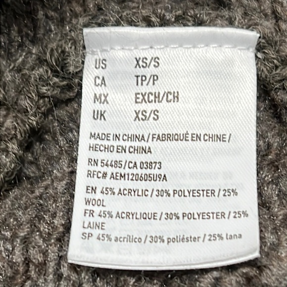 American Eagle Soft Wool blend  Long Sweater Coat Cardigan - Picture 5 of 5